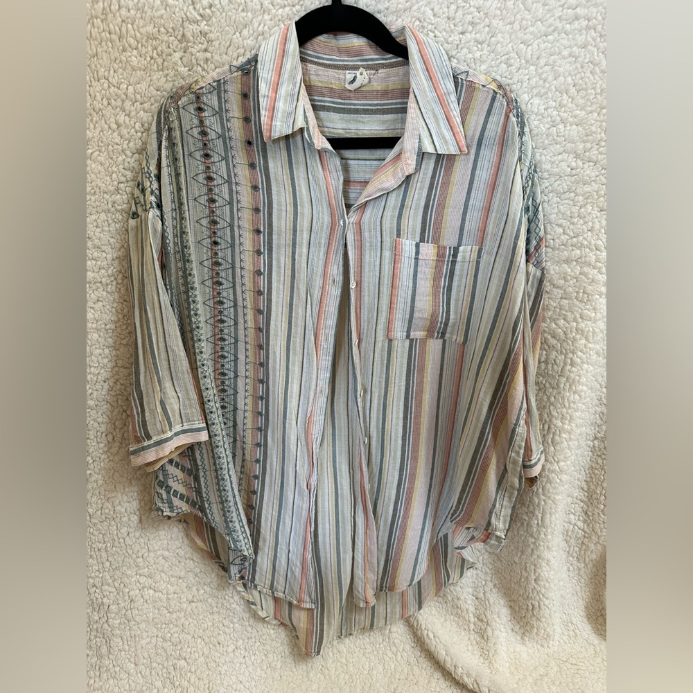 Anthropologie Button Up